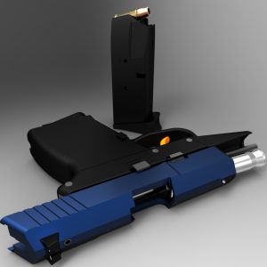 طرح سه‌بعدی تفنگ اسباب بازی مدل TG-02 با فرمت stl